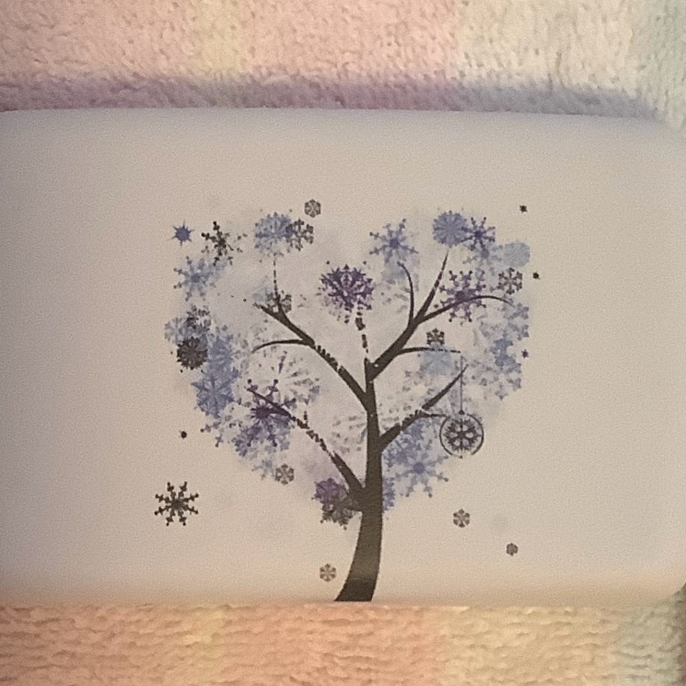 NWT RFID Tree Design Card Holders: Blue Winter theme